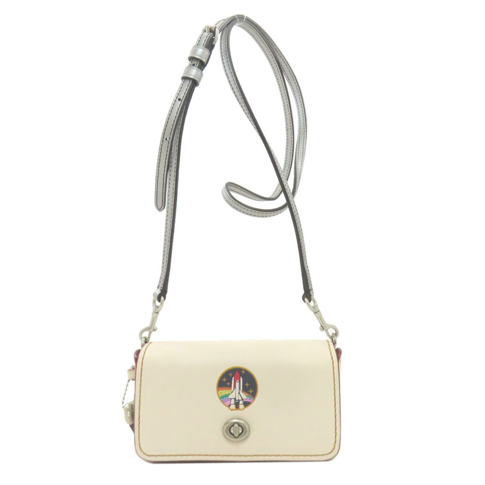Coach 10862 Space Collection Shoulder Bag Leather Women's COACH